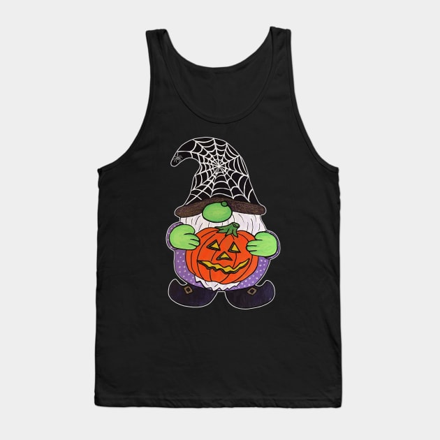 Halloween Gnome Tank Top by BlueTiger